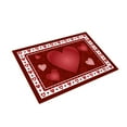 thumbnail image 2 of JingChun Valentines Day Door Mat Outdoor, Romantic Red Heart Doormat Non Slip, Decorative Love Area Rug Entrance Mat, Indoor Outdoor Floor Mat for Entryway, Valentines Home Decor, 2 of 7