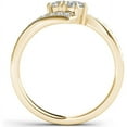 thumbnail image 3 of 1/2 Carat T.W. Diamond 10kt Yellow Gold Two-Stone Bypass Band, 3 of 5