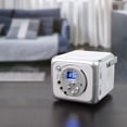 thumbnail image 5 of Jensen FM Stereo CD555 Bluetooth Boombox, Plata, 7.00 x 9.75 x 6.00 pulgadas, 5 of 5