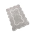 thumbnail image 5 of Wave Border Soft Bathroom Rug 31.5x19.7in Absorbent Non Slip Shower Floor Mat for Bathroom Bedroom Vanity Entryway Quick Dry(19.6*31.4 inch), 5 of 9