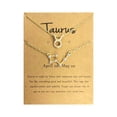 thumbnail image 2 of Twelve Constellation Necklace Diamond Bracelet + Necklace Set Constellation Card Set, 2 of 9