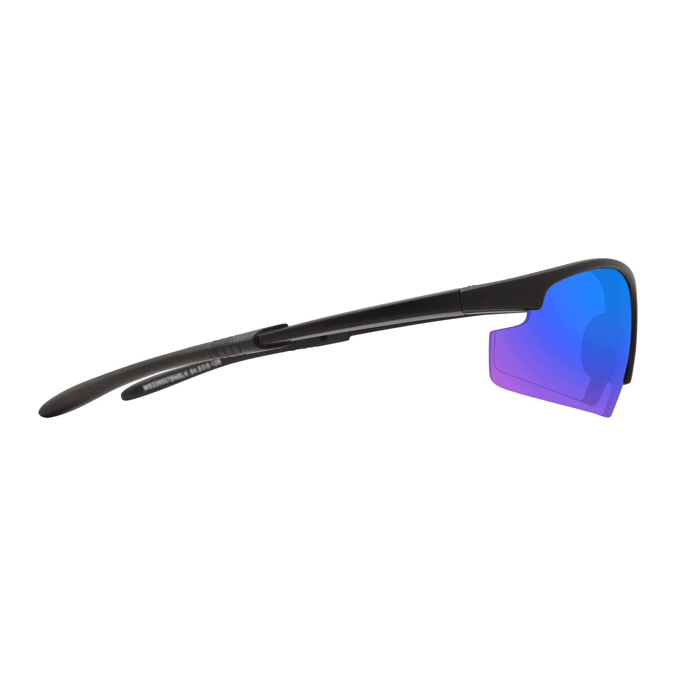 M+ Safety Glasses, Unisex, MS339557BMBLK Lens revo blue, 1 pc