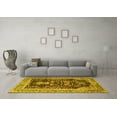 thumbnail image 3 of Ahgly Company Indoor Rectangle Animal Yellow Traditional Area Rugs, 8' x 12', 3 of 4