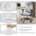 thumbnail image 4 of ZUXONGSY Butterfly Lavender Desk Chair Cover 2 PCS Spandex Chair Protector Cover Computer Chair Seat Cushion Cover Replacement Suitable for Computer Chairs Office Chairs, 4 of 7