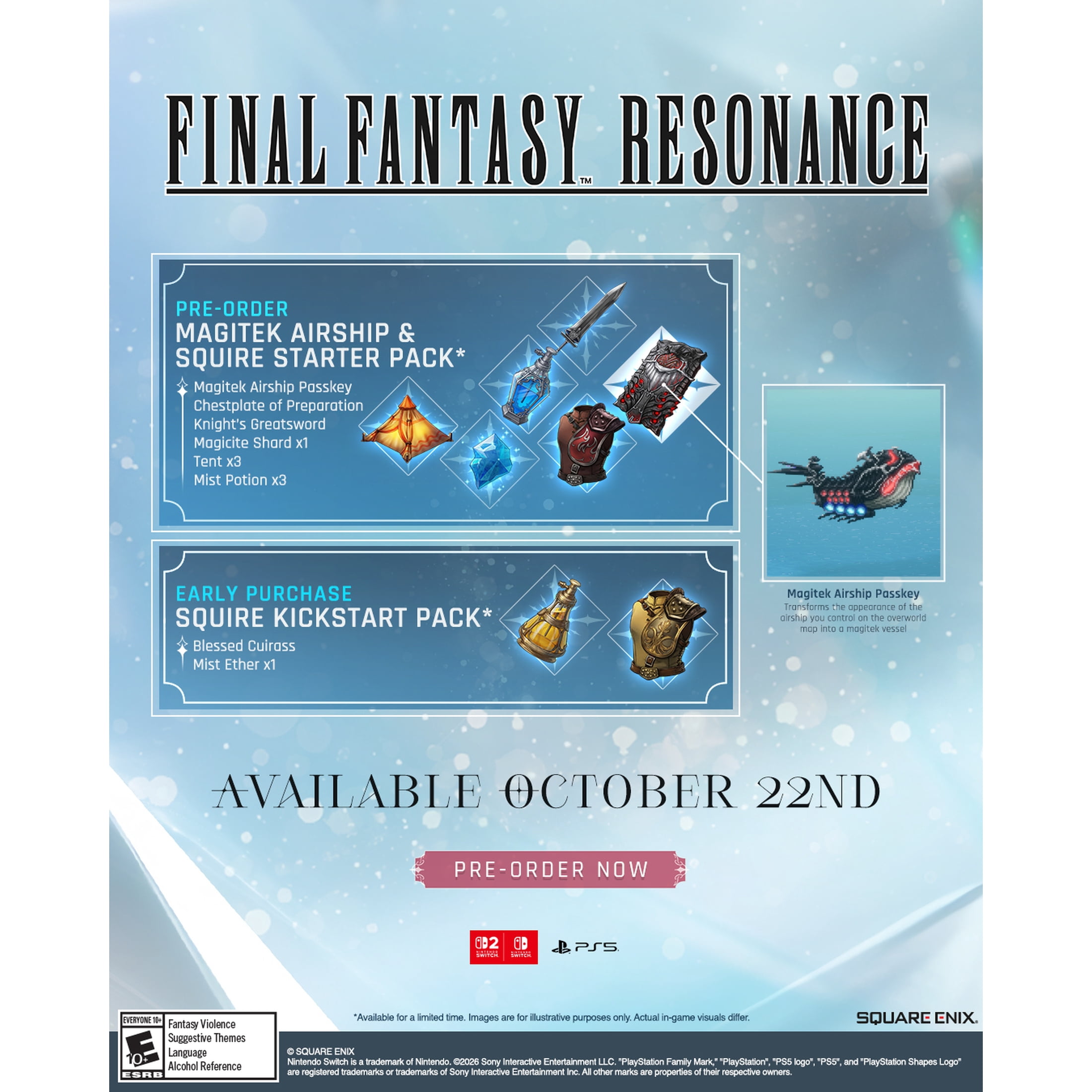 FINAL FANTASY RESONANCE - Nintendo Switch 2 Game Key Card