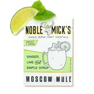 Barrel Roll Bar Essentials Cocktail Mixers - Moscow Mule Cocktail Mix -  All-Natural Moscow Mule Drink Mix - USA Handcrafted Cocktail Syrups - Small