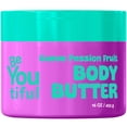 thumbnail image 1 of BeYoutiful Mantequilla corporal natural para piel seca Guayaba Maracuyá Hidratante libre de crueldad para niños y adolescentes Aceite de coco y manteca de karité 16 oz, 1 of 5
