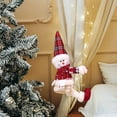 thumbnail image 3 of Boucle de Rideau pour Événements et Fêtes à la Maison - Accessoire d'Embrasse de Rideau en Polyester à Imprimé Festif de Noël, 3 of 5