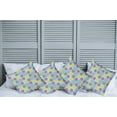 thumbnail image 2 of Ambesonne Abstract Throw Pillow Cover 4 Pack, Lemon Pattern Citrus, 20", Pale Green and Violet, 2 of 5