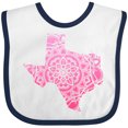 thumbnail image 3 of Inktastic Texas Silhouette Mandala Boys or Girls Baby Bib, 3 of 4