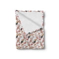 thumbnail image 2 of Birds Soft Flannel Fleece Blanket, Minimalist Style Soft Pastel Colored Exotic Parrots and Flamingo in Geometric Pattern, Cozy Plush for Indoor and Outdoor Use, 50" x 60", Multicolor, by Ambesonne, 2 of 6