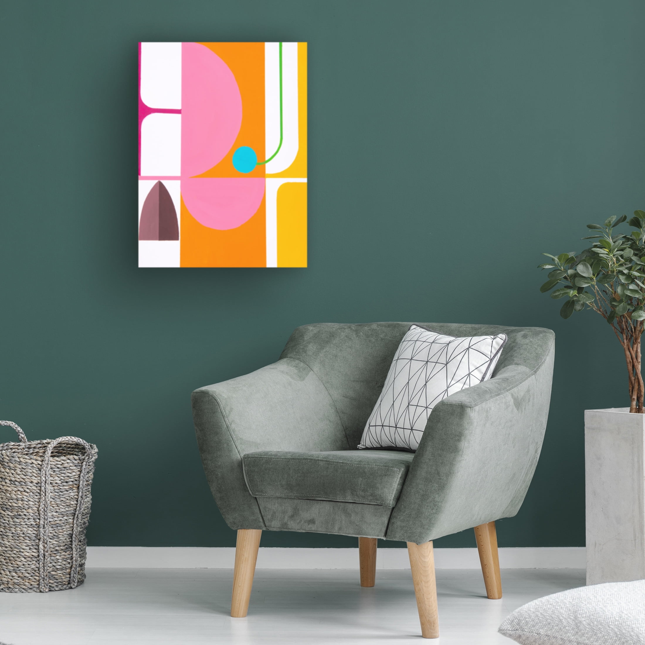 Canvas Wall Art - Marion Griese 'Running Toward The Sun 3' Wall Art for Living Room, Bedroom, or Office Décor by Trademark Fine Art - 18 x 24 Inches