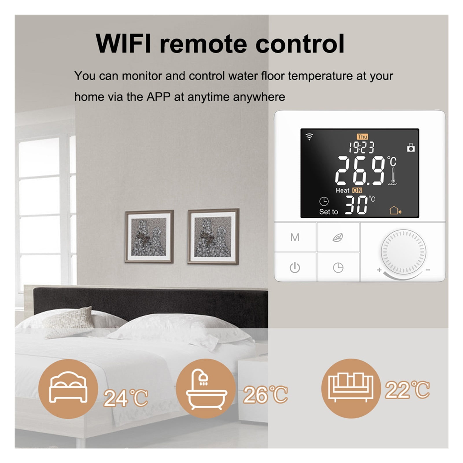 Smart Home Control Thermostat Water/Electric Floor Heating/Gas Boiler For Temperature Controller Wifi Thermoregulator ,Save Energy
