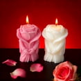 thumbnail image 7 of Romantic Rose Couple Aromatherapy Candle - Handcrafted Scented Candle with Floral Design, for Valentine's Day, Weddings, Anniversary Gifts & Home Decor, 7 of 7