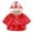 Red, variant on Baozhu Baby Girls Winter Fur Cape Coat Thick Jacket Cute Warm Hoodie Outerwears Toddler Girls Winter Faux Fur Coat