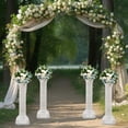thumbnail image 2 of 4-Piece Heart-Shaped Roman Pillars, European Style Plastic Decorative Columns for Weddings, Parties, and Home Decor, 50kg Load Capacity, 2 of 11