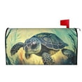 thumbnail image 3 of Fotbe Watercolor Turtle3 Mailbox Covers Post Letter Box Cover Garden Decor Standard Size-25.5x21 in, 3 of 9
