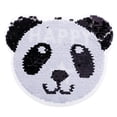 thumbnail image 3 of Embellecedor Panda Soledad lentejuelas Tela Artesanía Ropa Adorno Costurero arte, 3 of 8