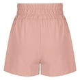thumbnail image 6 of ZZwxWA Womens Solid Color Shorts Yoga Wear Fitness Sports Tennis High-Waisted Double-Layer Shorts Summer Athletic Short Pants with Pocket, 6 of 6