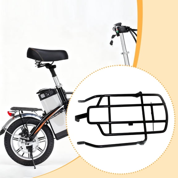 lacooooppia 14" Bike Rear Seat Rack Bicycle Cargo Carrier Thickened Easy to Install High Performance Heavy Duty Tail Luggage Carrier Rack