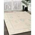 thumbnail image 2 of Ahgly Company Indoor Square Abstract Wheat Beige Oriental Area Rugs, 6' Square, 2 of 6