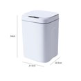 thumbnail image 3 of Cubo de basura automático de 16 l, recargable, resistente al agua, unidad de eliminación de basura (P) Ndcxsfigh Libre de BPA, 3 of 6