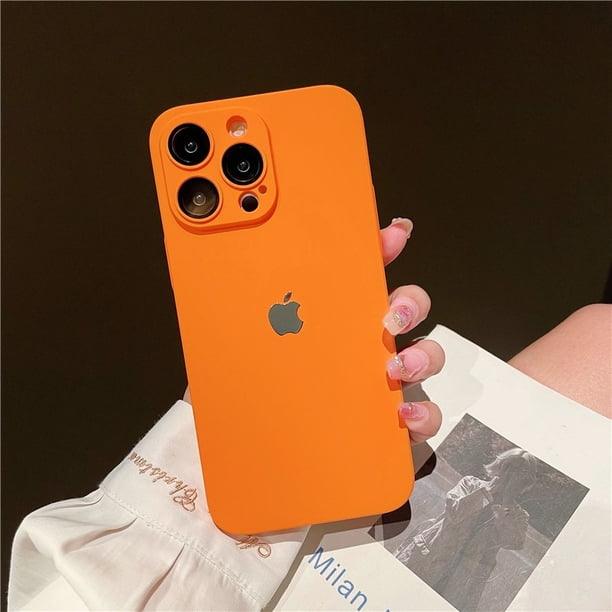 Funda De Teléfono Mate Ultrafina De Lujo Para iPhone 14 13 12 Pro Max 14 plus Dura Para El Anillo Protector De Cámara Carcasa
