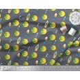 thumbnail image 3 of Soimoi Rayon Fabric Skull,Sun & Palm Tree Nature Print Fabric by The Yard 56 Inch Wide, 3 of 3