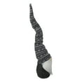 thumbnail image 2 of Geometric Pattern Gnome Christmas Decoration - 25" - Black and White, 2 of 4