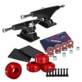 thumbnail image 2 of Cal 7 Skateboard Combo, 5" Black Trucks, 52mm 99A Wheels, Bearings/Hardware Set (Red Wheels), 2 of 3