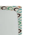 thumbnail image 2 of Ambesonne Retro Fitted Sheet, Aquatic Life Ocean Fish, Twin XL Size, Salmon Brown Turquoise, 2 of 2