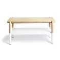 thumbnail image 1 of Promenade Bench White/Natural, 1 of 7