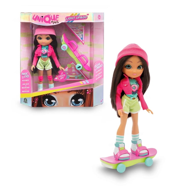 Muñeca Unique Eyes Light Up & Go