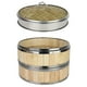 thumbnail image 1 of 1 Juego de vaporera de bambú, vaporera multicapa para bollos, vaporera de cocina cubierta para alimentos, cesta de vapor práctica HOMEMAXS 16037365-MX, 1 of 7