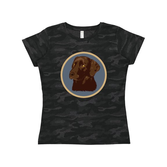 Inktastic Labrador Retriever Chocolate Lab Dog Women's T-Shirt