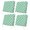 Green, variant on Outdoor Patio Cushion Covers 4 Pack Green Plaid Patio Chair Cushion Covers with Ties and Zipper Mint Green Grid Stripes Waterproof Outdoor Seat Cushion Covers for Patio Furniture 24"x24"