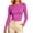 Purple, variant on qafoshin Long Sleeve Shirts for Women Casual Crew Neck Slim Tops Solid Color Pullover Basic Tees