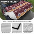 thumbnail image 6 of Whosucclay Southwest Pattern Golf Cart Seat Cover, Foldable Anti‑Slip Elastic Golf Cart Seat Blanket for Club Car Yamaha EZGO, 52.36" x 32.28", 6 of 7