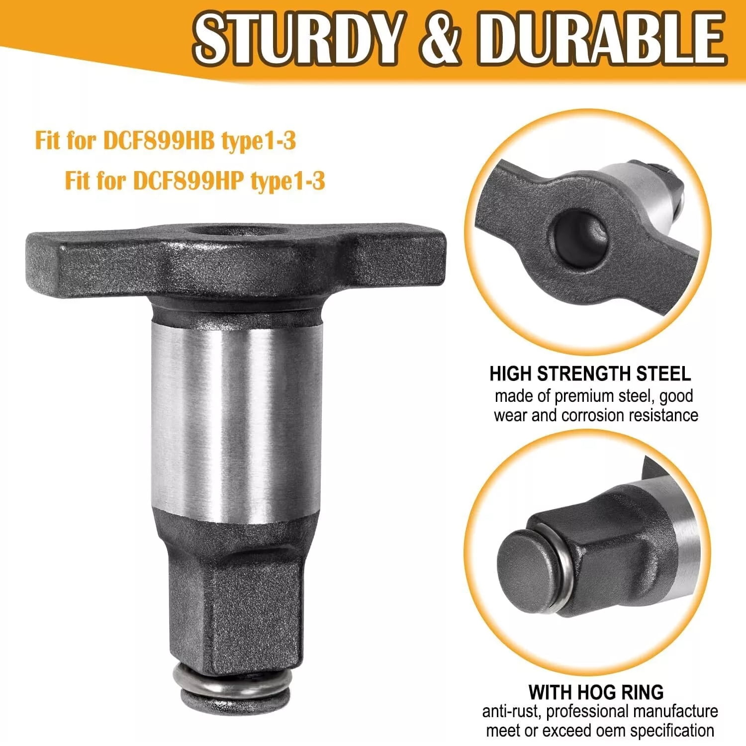 For 18V 20V MAX DCF899HB Impact Wrench Anvil Assembly 1/2''