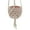 Gloss Pink, variant on 5 x 5" Ceramic Macrame Hanging Planter (Matte White)