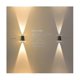 thumbnail image 2 of Solar Wall Light Outdoor Up-down Lighting Led Lamp Solar Wall Washing Lights For Courtyard Garden 2 Light, 2 of 4