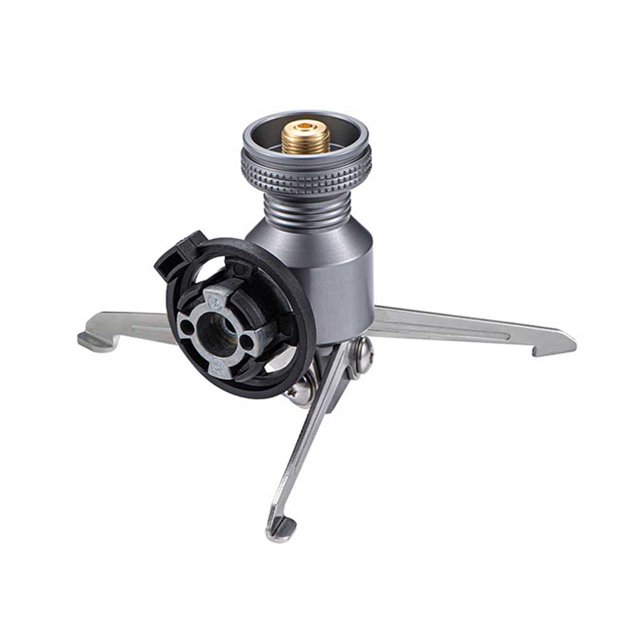 Sonducket Adaptador de lámpara portátil para estufa de Camping, Conector de conversión de soporte, trípode plegable portátil para viaje, Kits de desorden para acampar