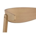 thumbnail image 6 of Brant House Haisley 24.25" Fabric & Wood Counter Stool in Natural/Light Gray, 6 of 8