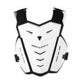 thumbnail image 1 of Durable Motorcycle Protector Jacket Biker Stunt Racing Armor Vest Guard Chest White, 1 of 14