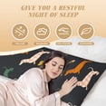 thumbnail image 6 of Zufioo Plaid Dachshund Print 20x54 Inch Long Body Pillowcase, without Pillow Core, Pillow Case with Hidden Zipper, Ideal Gift for Home Furnishings, 6 of 7
