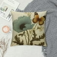 thumbnail image 2 of Nawypu   Floral Decorative Throw Pillow Covers Plant Pillow Covers  Lotus Leaf Square Pillowcase Flower Outdoor Sofa Bedding Car and Home Decor Pillow Cushion Covers, 2 of 5