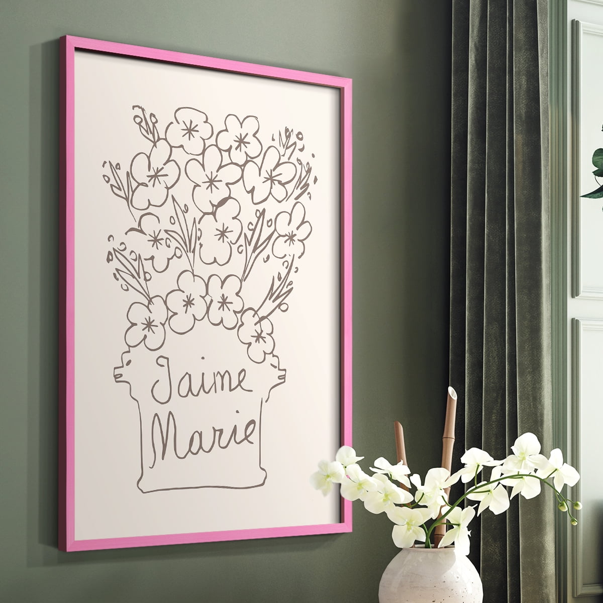 Matisse CCXLI in Solid Wood 8 x 10 Framed Print
