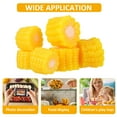thumbnail image 4 of MasteelfCA 6pcs Artificial Corn Cut Props Realistic Food Props Fake Corn Slices Kids Toys Display Decorations, 4 of 8