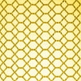 thumbnail image 1 of Ahgly Company Indoor Square Trellis Yellow Contemporary Area Rugs, 5' Square, 1 of 4