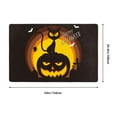 thumbnail image 4 of Halloween Shaggy Area Rug, Halloween Relaxing Pumpkin Cat Rugs for Living Room Non Slip Door Mat Halloween Decorations Indoor Carpet Halloween Decor Floor Mats for Entryway 60x39in, 4 of 6